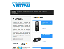 Tablet Screenshot of eletronicaesteves.com.br